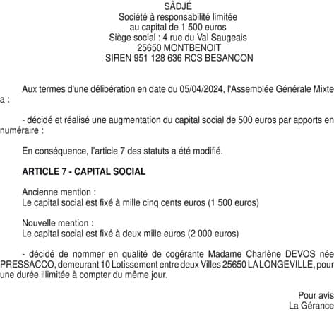 Contenu publication