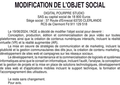 Contenu publication