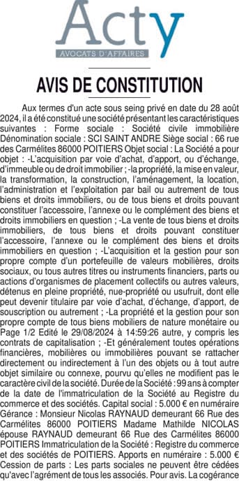 Contenu publication