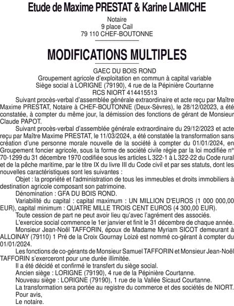 Contenu publication