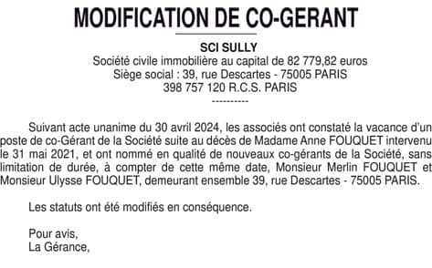 Contenu publication