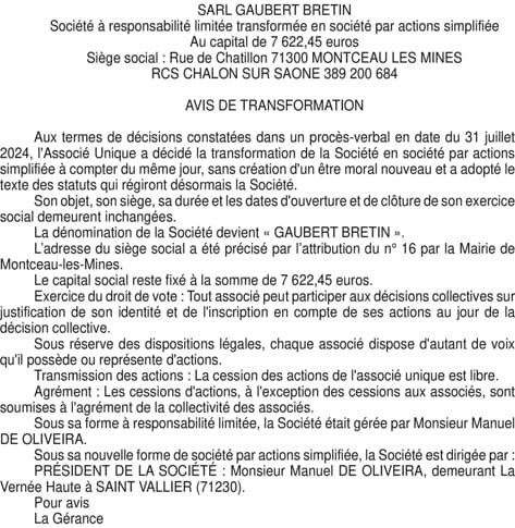 Contenu publication