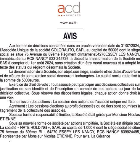 Contenu publication