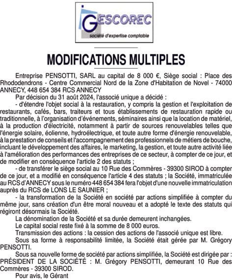 Contenu publication