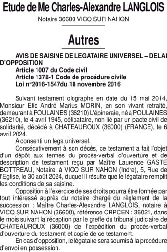 Contenu publication