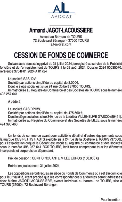 Contenu publication