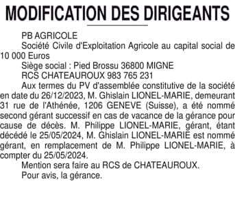 Contenu publication