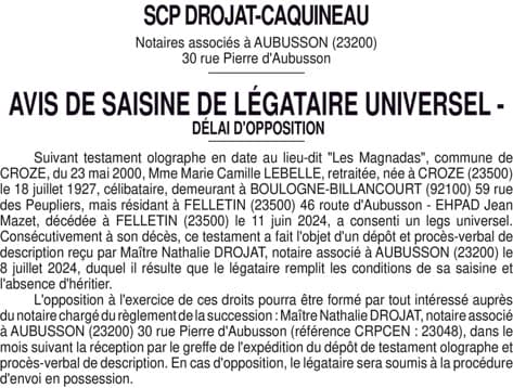 Contenu publication