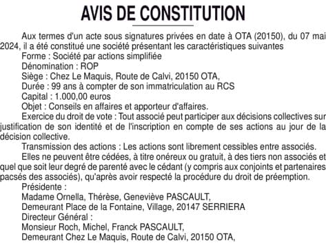 Contenu publication