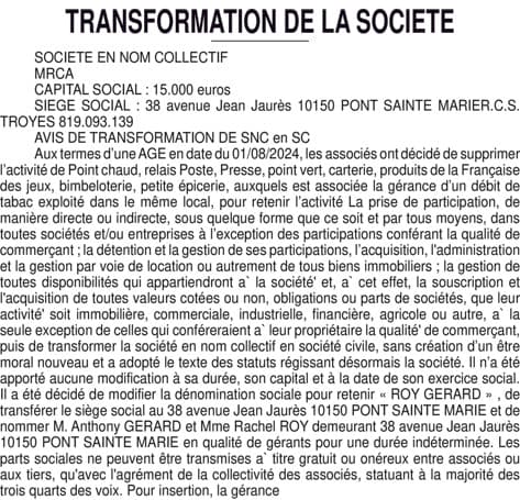 Contenu publication
