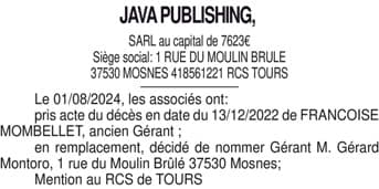 Contenu publication