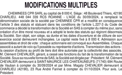 Contenu publication