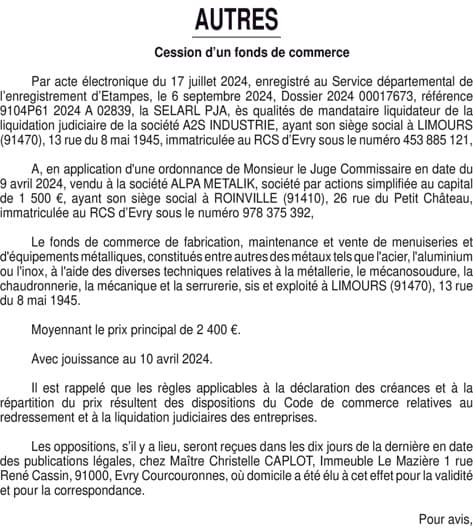 Contenu publication