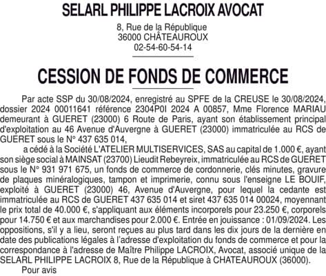 Contenu publication