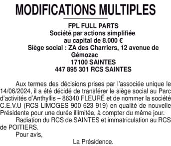 Contenu publication