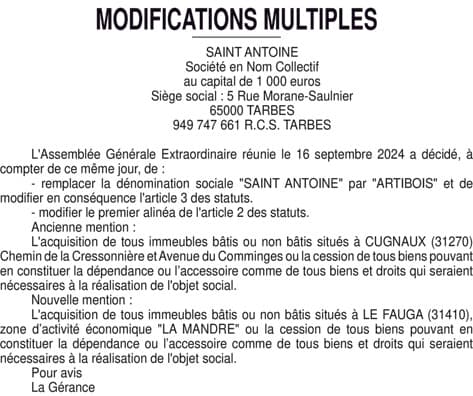 Contenu publication