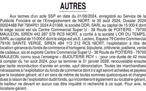 Contenu publication