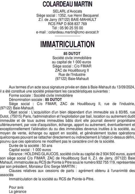 Contenu publication