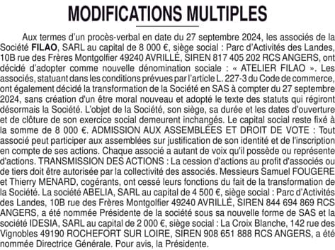 Contenu publication