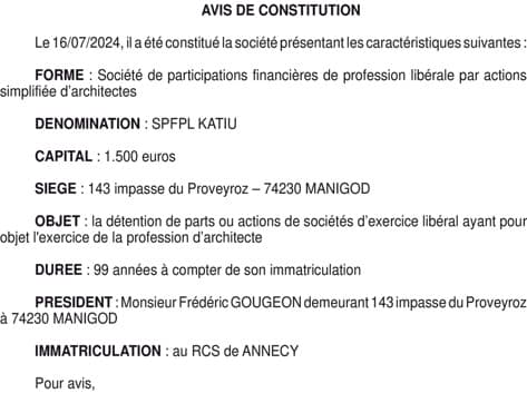 Contenu publication