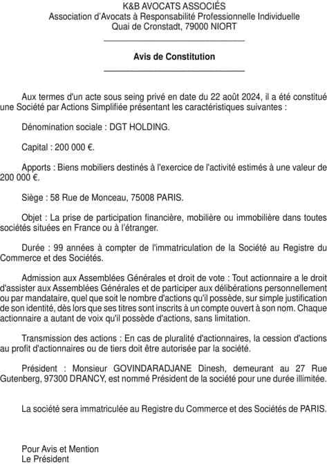 Contenu publication