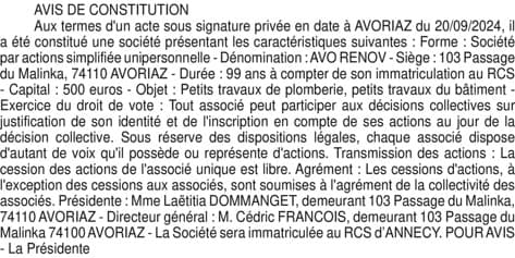Contenu publication