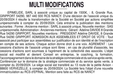 Contenu publication