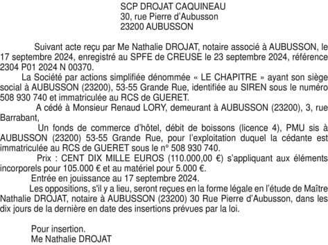 Contenu publication