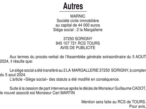 Contenu publication