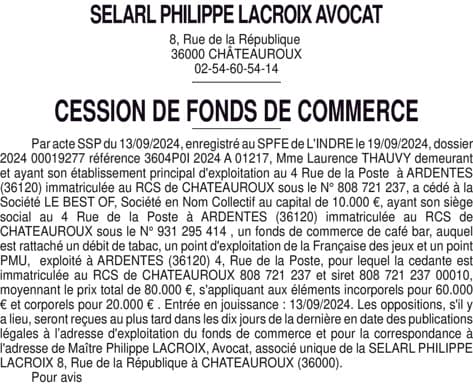 Contenu publication