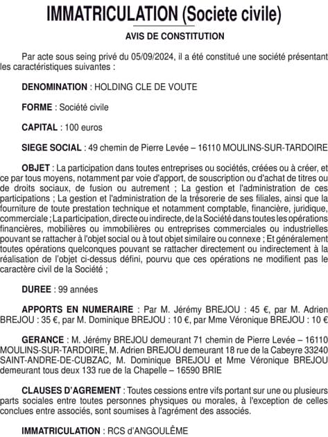 Contenu publication