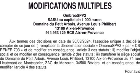 Contenu publication