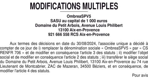 Contenu publication
