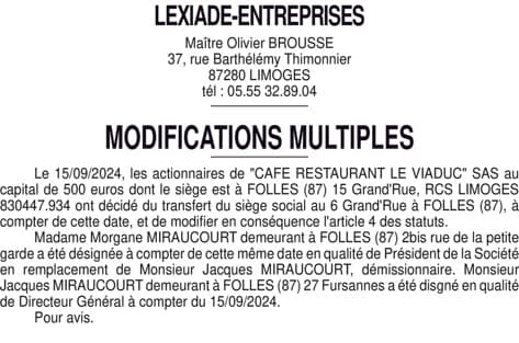 Contenu publication