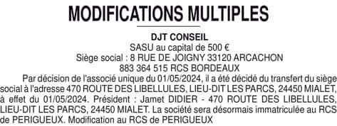 Contenu publication