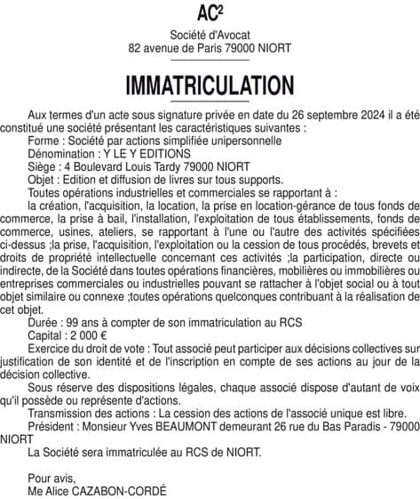 Contenu publication