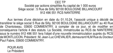 Contenu publication