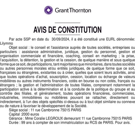 Contenu publication