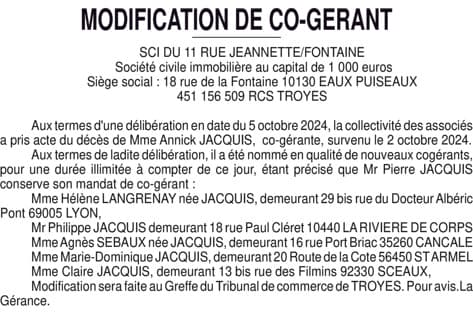 Contenu publication