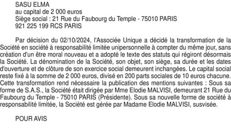 Contenu publication