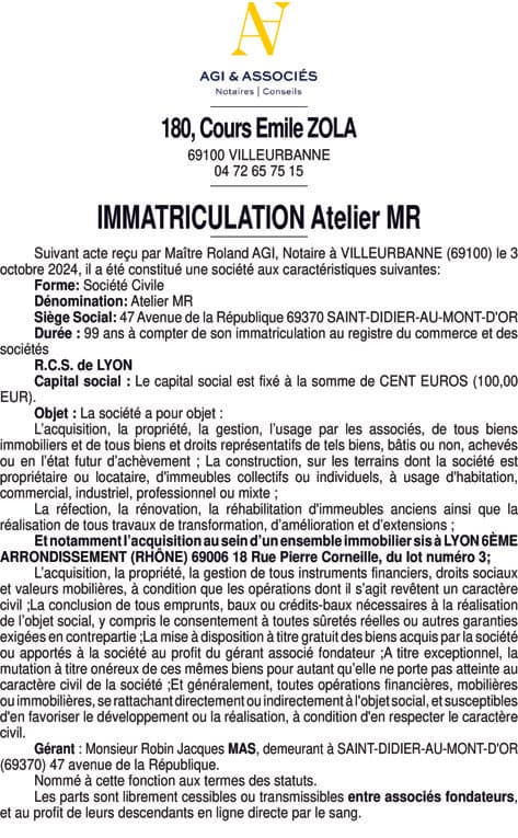 Contenu publication
