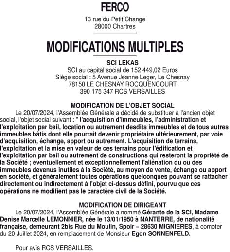 Contenu publication