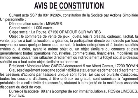 Contenu publication