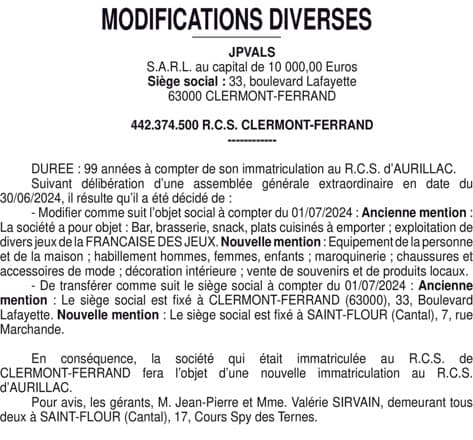 Contenu publication