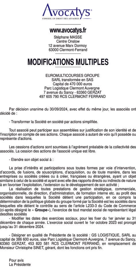 Contenu publication