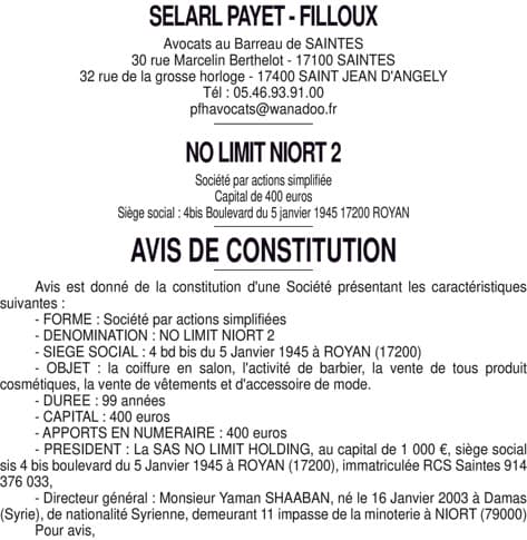 Contenu publication