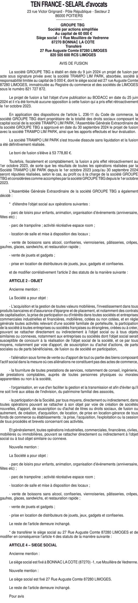 Contenu publication