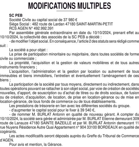 Contenu publication