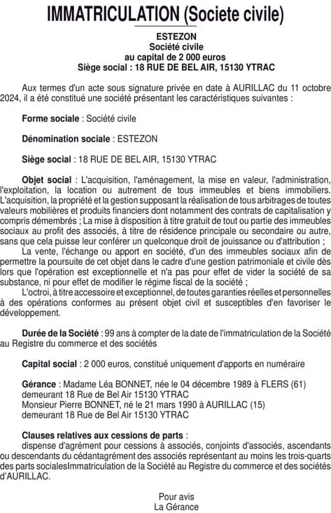 Contenu publication