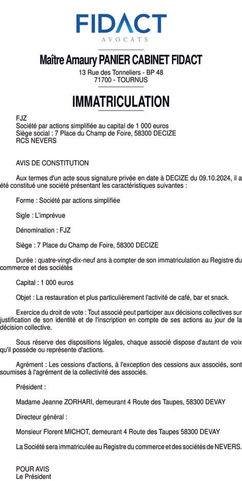 Contenu publication